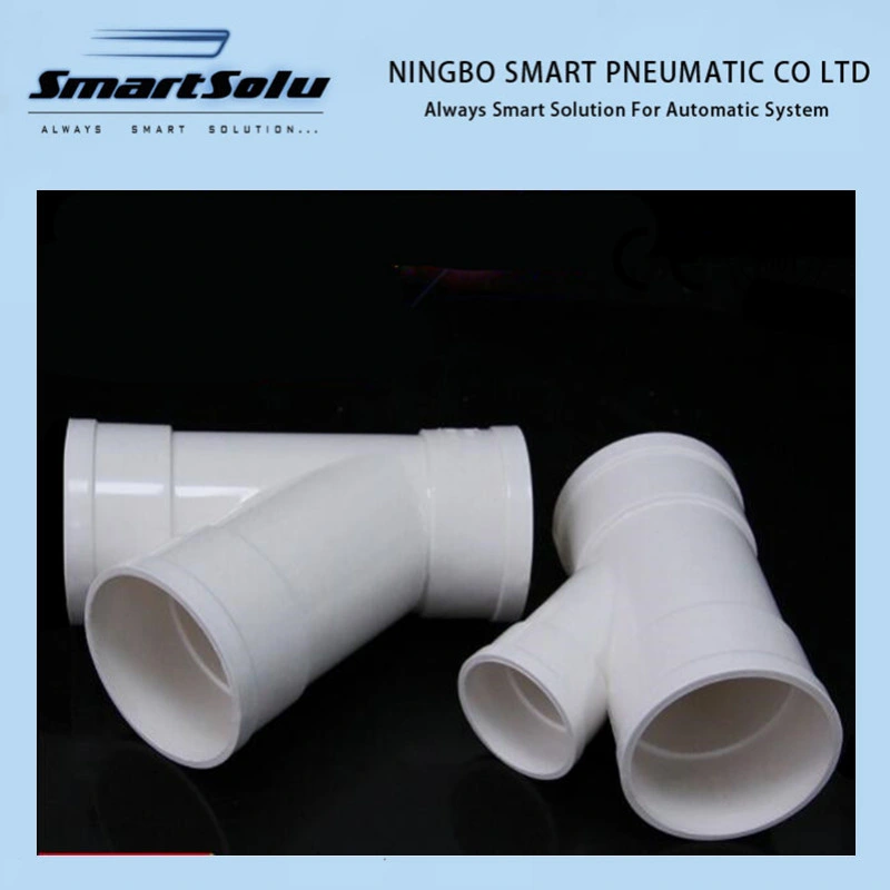 PVC 45-Degree Oblique Tee Drainage Pipe Fittings